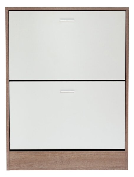 Παπουτσοθήκη Με 2 Ράφια/12 Θέσεων (63x24x80) Spitishop Slimline Natural/White