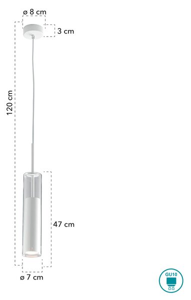 Φωτιστικό Κρεμαστό Fan Europe Taboo-S-BCO 8031440362528 Λευκό