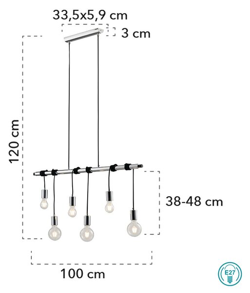 Φωτιστικό Κρεμαστό Fan Europe Admiral-S6 8031414870103