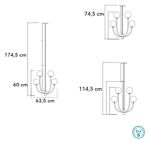 Φωτιστικό Κρεμαστό Fan Europe Themys-U4 8031414870059