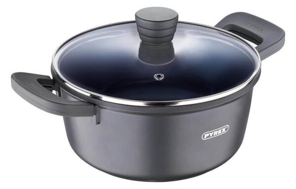 Κατσαρόλα Pyrex Navi με καπάκι, αντικολλητική επίστρωση, διάμετρο 24cm και χωρητικότητα 4.5L
