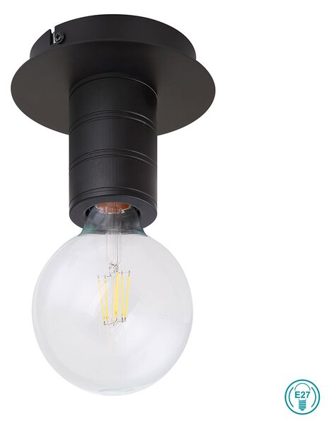 Φωτιστικό Οροφής Globo Lighting Hermine 54030-1D Μαύρο