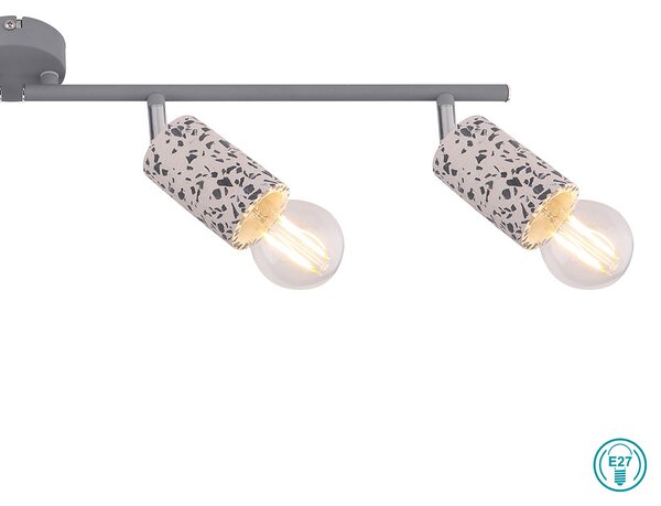 Φωτιστικό Οροφής Globo Lighting Edmund 54011-4 Γκρι