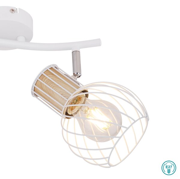 Φωτιστικό Οροφής Globo Lighting Luise 54012-2 Λευκό