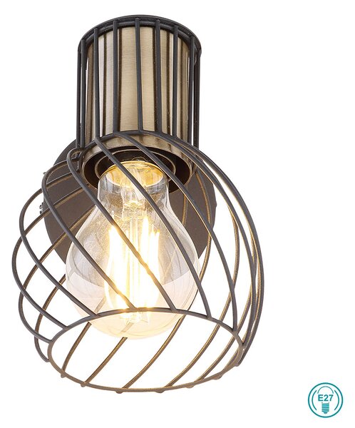 Απλίκα Globo Lighting Argusto 54013-1 Μαύρο