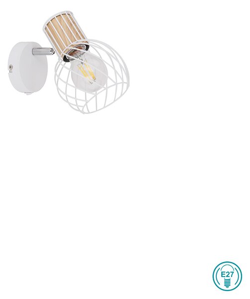 Απλίκα Globo Lighting Luise 54012-1 Λευκό