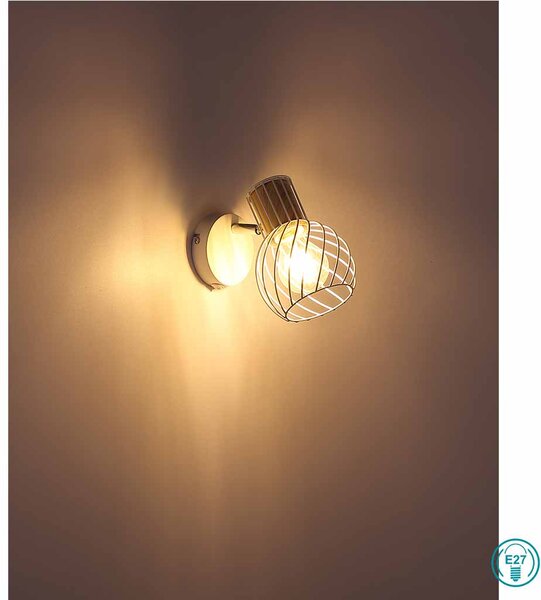 Απλίκα Globo Lighting Luise 54012-1 Λευκό