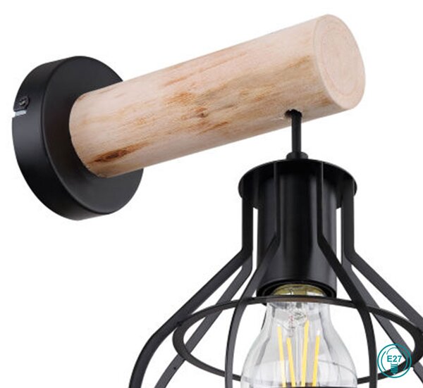 Απλίκα Globo Lighting Clastra 15388W Μαύρο