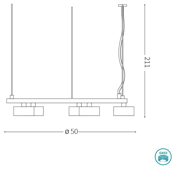 Φωτιστικό Κρεμαστό Ideal Lux Minor 235516