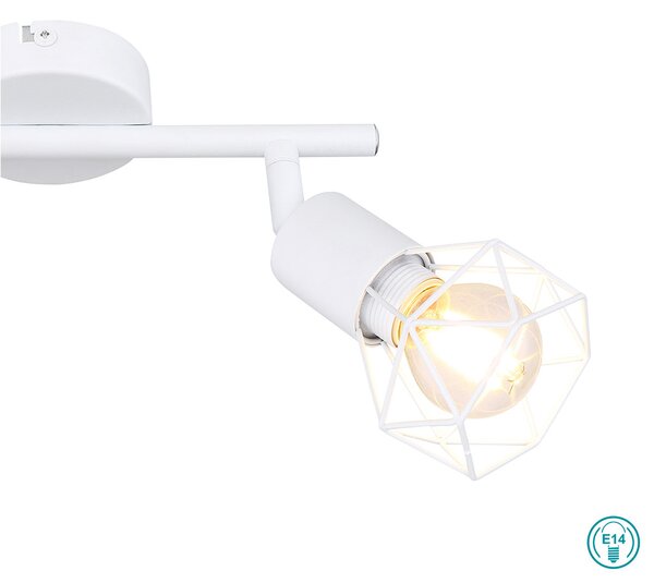 Φωτιστικό Οροφής Globo Lighting Xara I 54802W-2 Λευκό