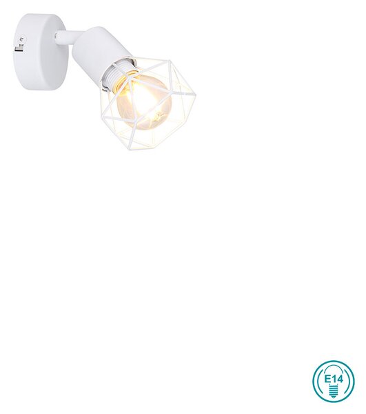 Απλίκα Globo Lighting Xara I 54802W-1 Λευκό