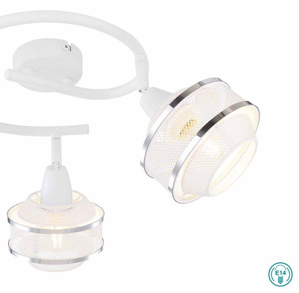 Φωτιστικό Οροφής Globo Lighting Vigatto 54026-3 Λευκό