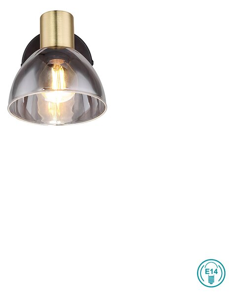 Απλίκα Globo Lighting Jay 54305-1 Μαύρο