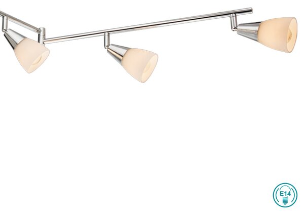 Φωτιστικό Οροφής Globo Lighting Tadeus 54919-6 Χρώμιο