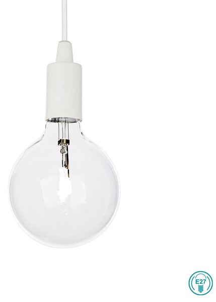 Φωτιστικό Κρεμαστό Ideal Lux Edison 113302 Λευκό