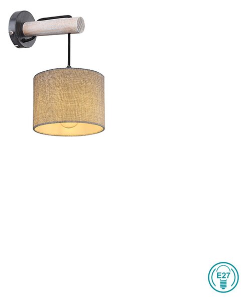 Απλίκα Globo Lighting Roger 15378W Μαύρο