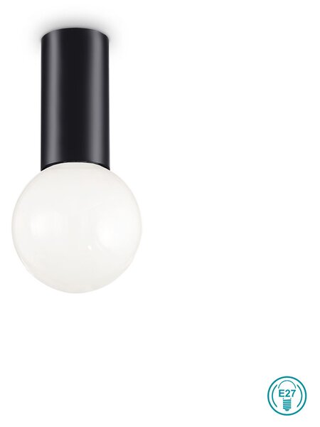 Φωτιστικό Οροφής Ideal Lux Petit 232980 Μαύρο