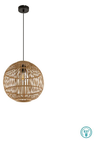 Κρεμαστό Φωτιστικό Globo Lighting Hildegard 15368H Μαύρο