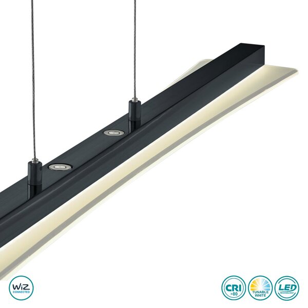 Φωτιστικό Κρεμαστό Ράγα RL Lighting Smash R32421132 Μαύρο Ματ