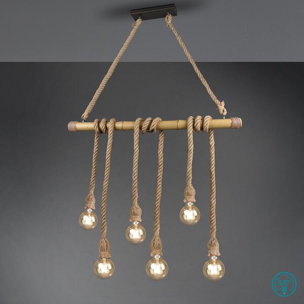 Φωτιστικό Κρεμαστό Ράγα Vintage Industrial RL Lighting Wilma R30130626