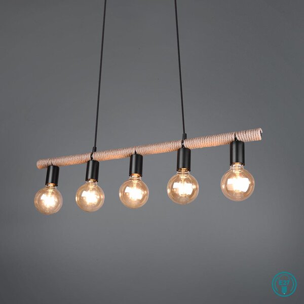 Φωτιστικό Κρεμαστό Ράγα Vintage Industrial RL Lighting Einar R30605032