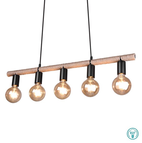 Φωτιστικό Κρεμαστό Ράγα Vintage Industrial RL Lighting Einar R30605032