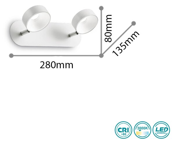 Φωτιστικό Σποτ Ideal Lux Oby 196695