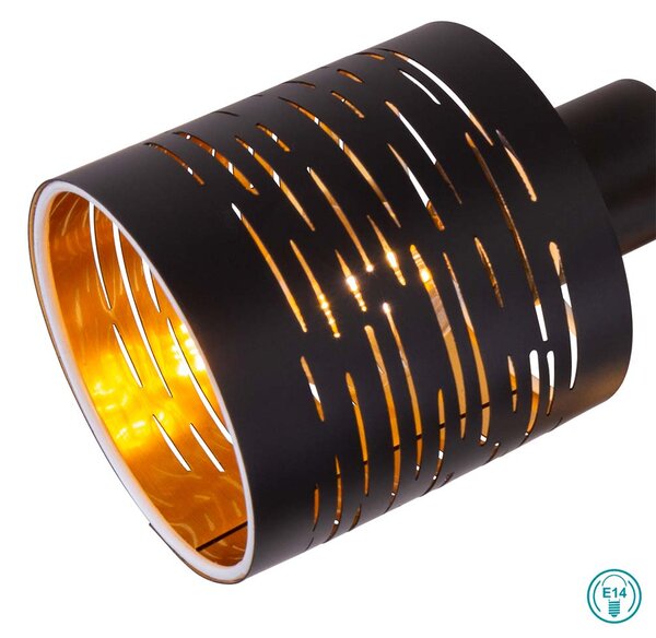 Φωτιστικό Οροφής Globo Lighting Tunno 15342-3D Μαύρο