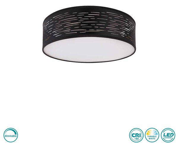 Φωτιστικό Οροφής Globo Lighting Tunno 15342D1 Μαύρο