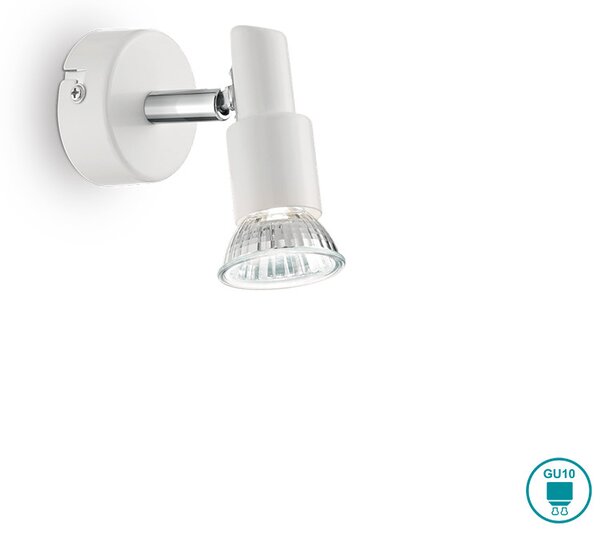 Φωτιστικό Σποτ Ideal Lux Slem 099064 Λευκή