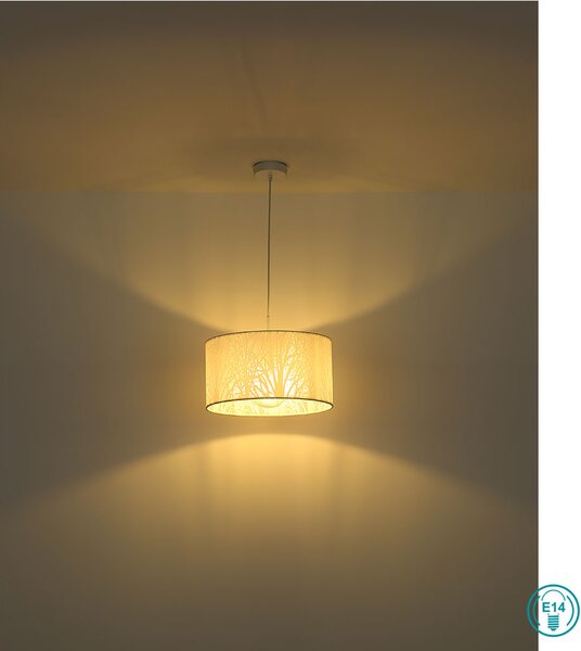 Κρεμαστό Φωτιστικό Globo Lighting Pinni 15387H Λευκό