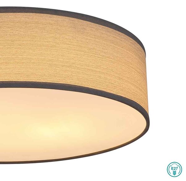 Φωτιστικό Οροφής Globo Lighting Varios 15363G Γκρί