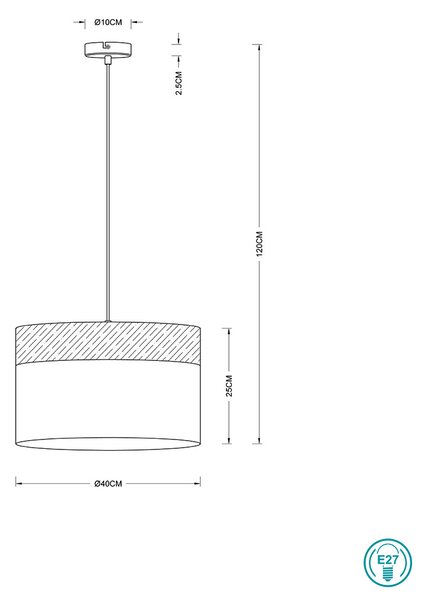 Κρεμαστό Φωτιστικό Globo Lighting Chipsy 15221H Νίκελ Ματ