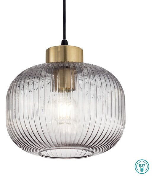 Κρεμαστό Φωτιστικό Ideal Lux Mint 237398 Φιμέ