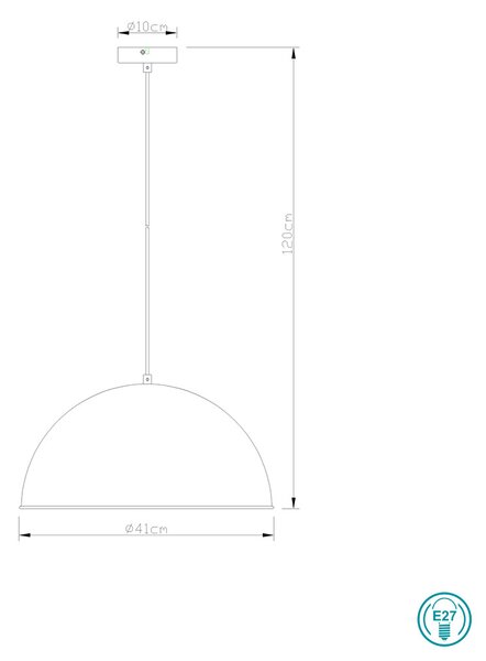 Κρεμαστό Φωτιστικό Globo Lighting Lenn 58305H Μαύρο