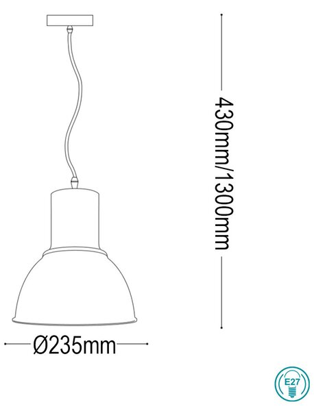 Κρεμαστό Φωτιστικό Ideal Lux Breeze 137681