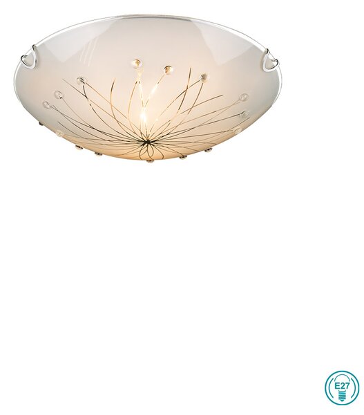 Φωτιστικό Οροφής Globo Lighting Calimero I 40402-2 Λευκό