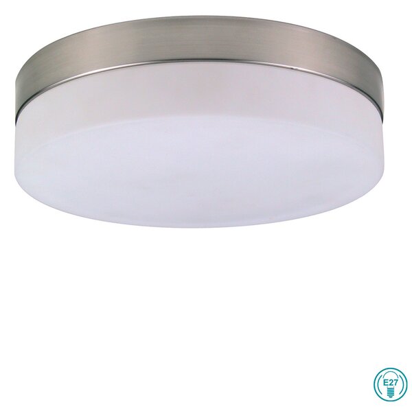 Φωτιστικό Οροφής Globo Lighting Opal 48402 Νίκελ Ματ