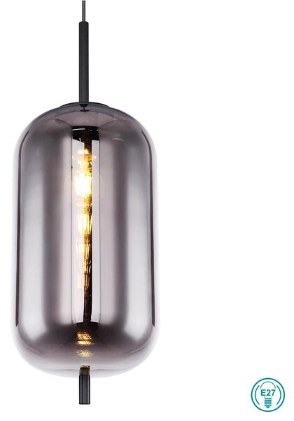 Κρεμαστό Φωτιστικό Globo Lighting Blacky 15345H2 Μαύρο