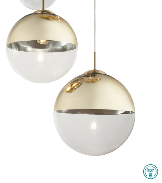 Κρεμαστό Φωτιστικό Globo Lighting Varus 15855-5 Χρυσό