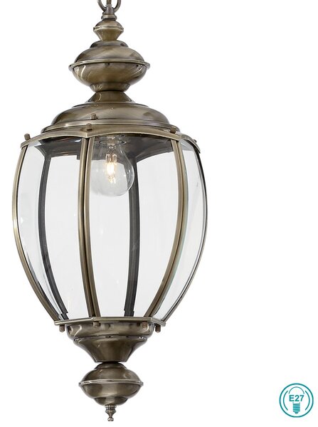 Φωτιστικό Κρεμαστό Ideal Lux Norma 005911 Αντικέ