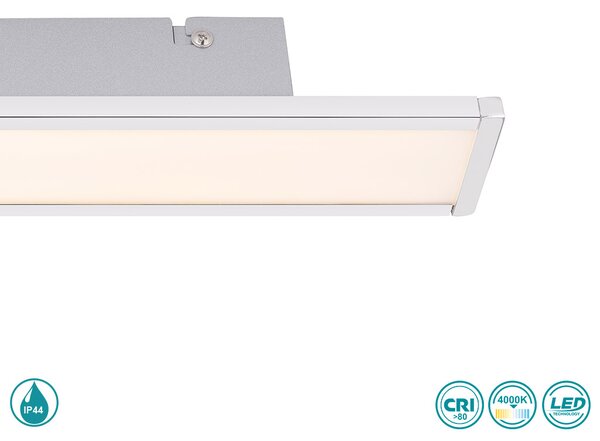 Φωτιστικό Οροφής Globo Lighting Burgos 41509-6 Χρώμιο