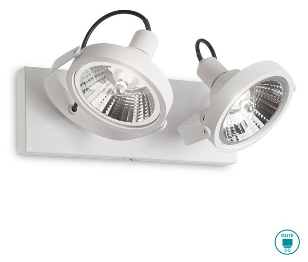 Φωτιστικό Σποτ Ideal Lux Glim 200200 Λευκό