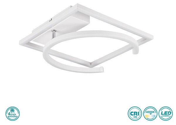 Φωτιστικό Οροφής RL Lighting Pivot R62162131 Λευκό Ματ (4000K)