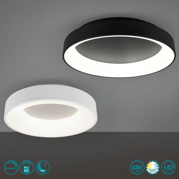 Φωτιστικό Οροφής Trio Lighting Girona 671290132 Μαύρο Ματ