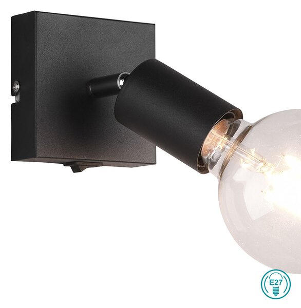 Φωτιστικό Σποτ RL Lighting Vannes R80181732 Μαύρο Ματ