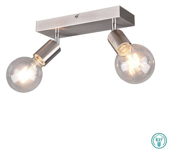 Φωτιστικό Σποτ RL Lighting Vannes R80182007 Νίκελ Ματ