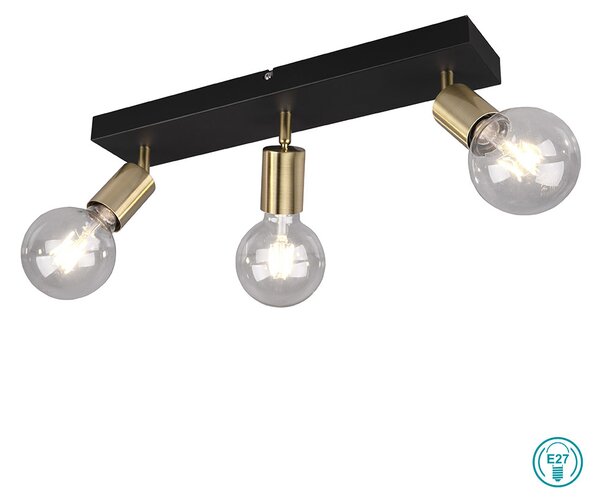 Φωτιστικό Σποτ RL Lighting Vannes R80183008 Οξυντέ-Μαύρο Ματ