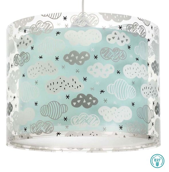 Φωτιστικό Κρεμαστό Παιδικό Ango Clouds Green 41412H