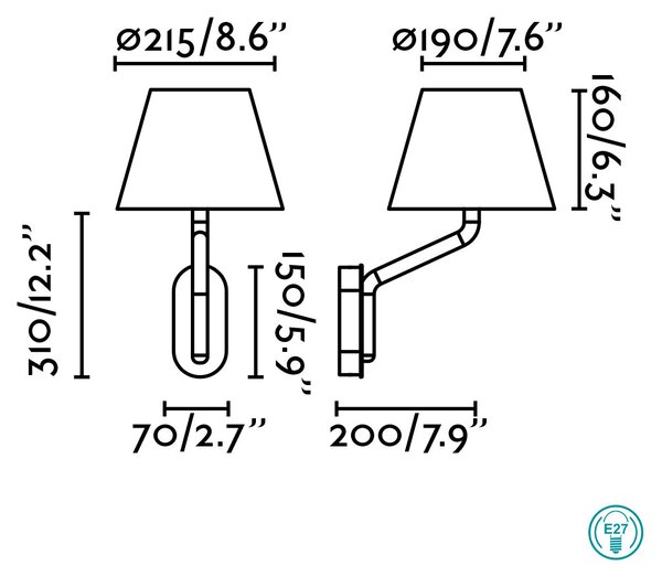 Απλίκα Faro Eterna 24005-11 Μπεζ